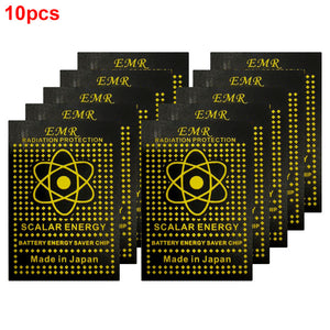 10pcs EMF Protection Cell Phone Patch Anti Radiation Sticker Neutralizer Computer Shield Electronics EMR Scalar Negative Ion