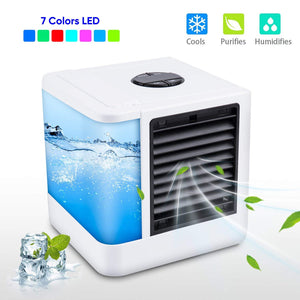 Mini Air Cooler Air Personal Space Cooler The Quick & Easy Way to Cool Any Space Air Conditioner Air Cooling Fan for Office Room